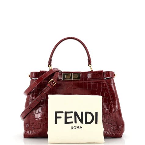 fendi peekaboo hk|fendi peekaboo crocodile.